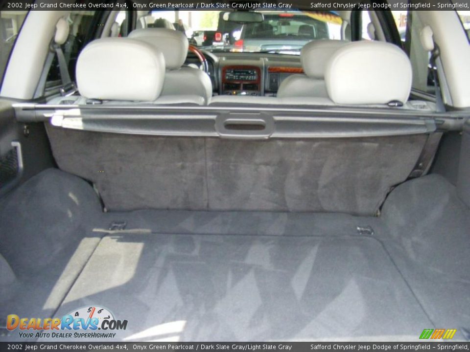 2002 Jeep Grand Cherokee Overland 4x4 Onyx Green Pearlcoat / Dark Slate Gray/Light Slate Gray Photo #25