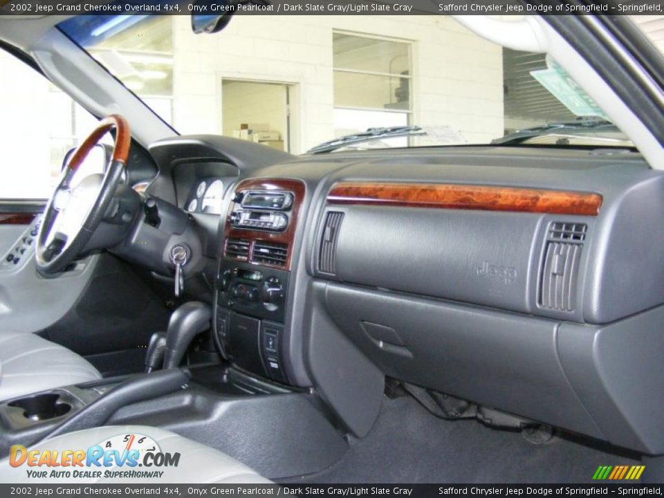 2002 Jeep Grand Cherokee Overland 4x4 Onyx Green Pearlcoat / Dark Slate Gray/Light Slate Gray Photo #26