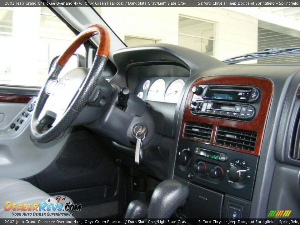 2002 Jeep Grand Cherokee Overland 4x4 Onyx Green Pearlcoat / Dark Slate Gray/Light Slate Gray Photo #27