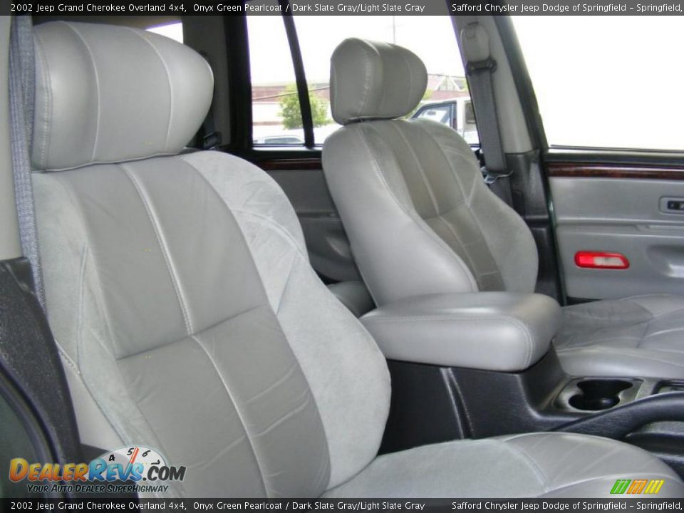 2002 Jeep Grand Cherokee Overland 4x4 Onyx Green Pearlcoat / Dark Slate Gray/Light Slate Gray Photo #29