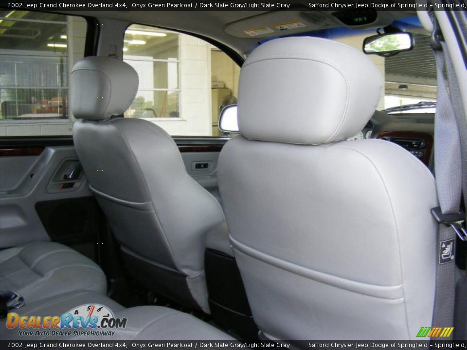 2002 Jeep Grand Cherokee Overland 4x4 Onyx Green Pearlcoat / Dark Slate Gray/Light Slate Gray Photo #30