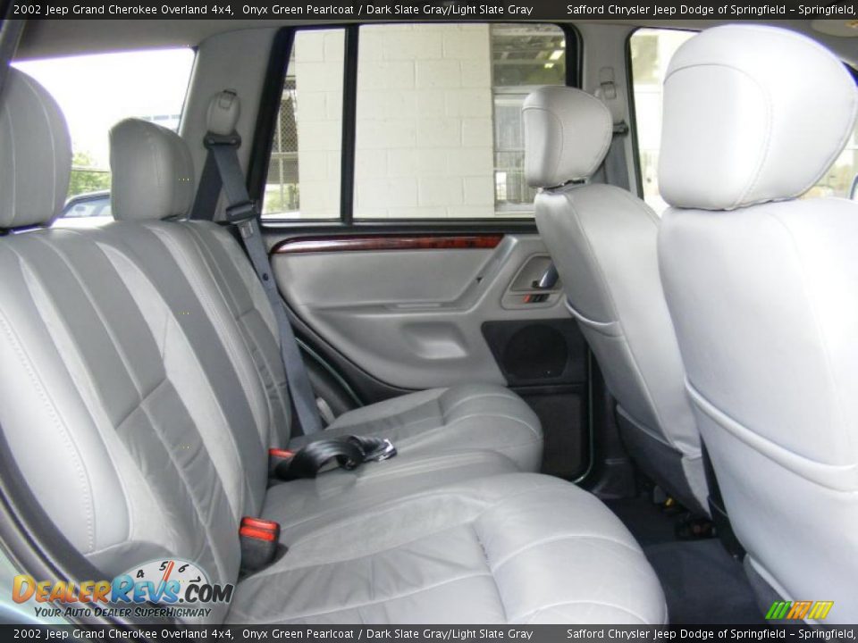 2002 Jeep Grand Cherokee Overland 4x4 Onyx Green Pearlcoat / Dark Slate Gray/Light Slate Gray Photo #31