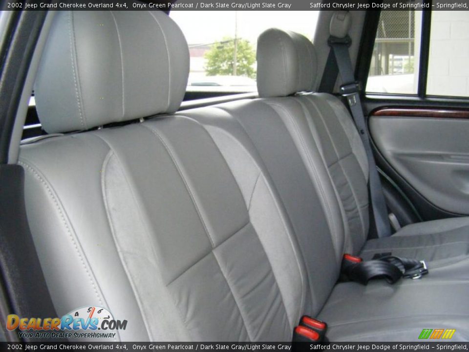 2002 Jeep Grand Cherokee Overland 4x4 Onyx Green Pearlcoat / Dark Slate Gray/Light Slate Gray Photo #32