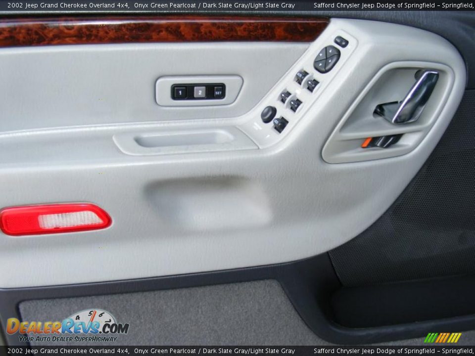 2002 Jeep Grand Cherokee Overland 4x4 Onyx Green Pearlcoat / Dark Slate Gray/Light Slate Gray Photo #34