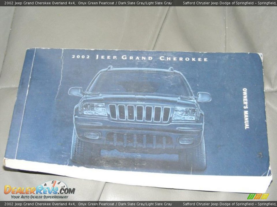 2002 Jeep Grand Cherokee Overland 4x4 Onyx Green Pearlcoat / Dark Slate Gray/Light Slate Gray Photo #35
