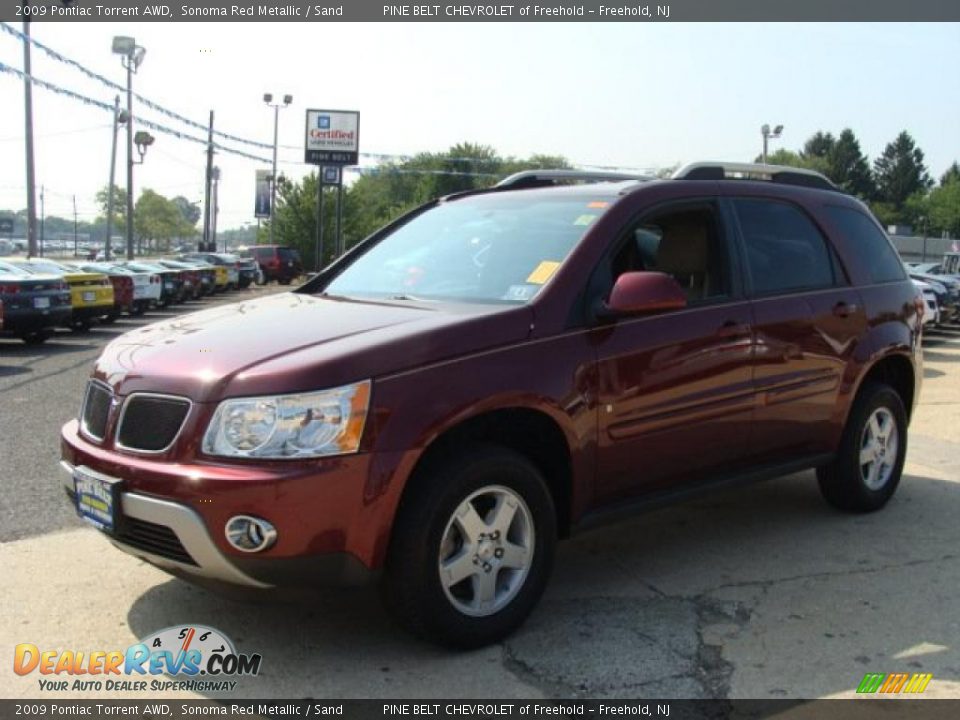 2009 Pontiac Torrent AWD Sonoma Red Metallic / Sand Photo #1 ...