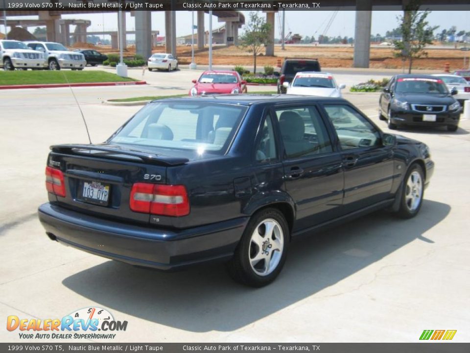 1999 Volvo S70 T5 Nautic Blue Metallic / Light Taupe Photo #5