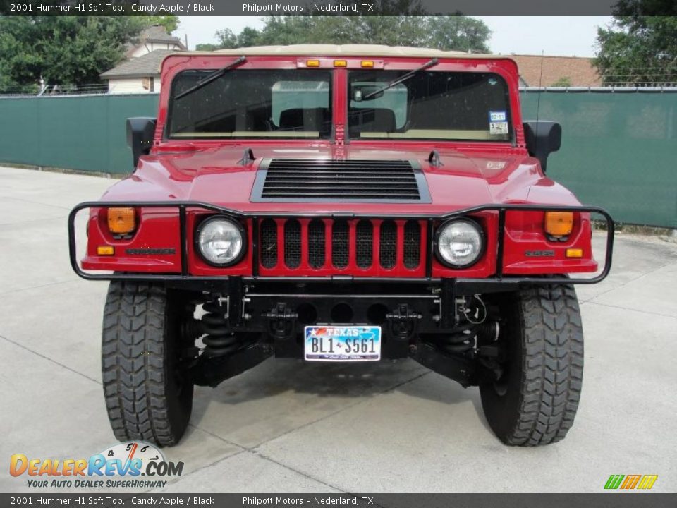 2001 Hummer H1 Soft Top Candy Apple / Black Photo #8