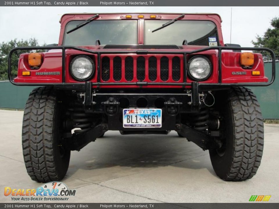 2001 Hummer H1 Soft Top Candy Apple / Black Photo #9