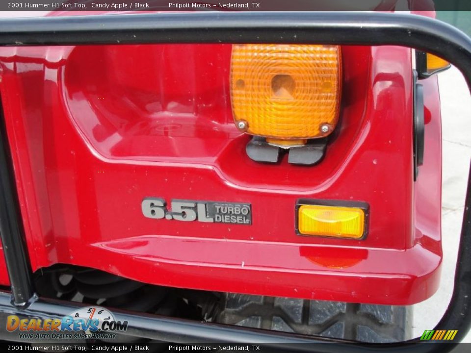 2001 Hummer H1 Soft Top Candy Apple / Black Photo #10