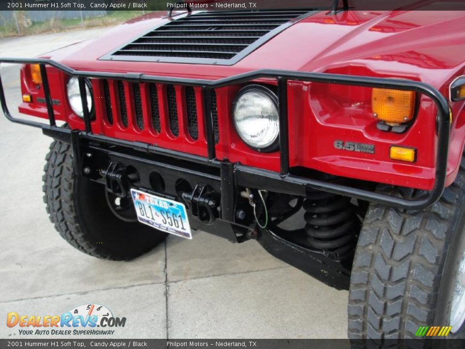 2001 Hummer H1 Soft Top Candy Apple / Black Photo #12