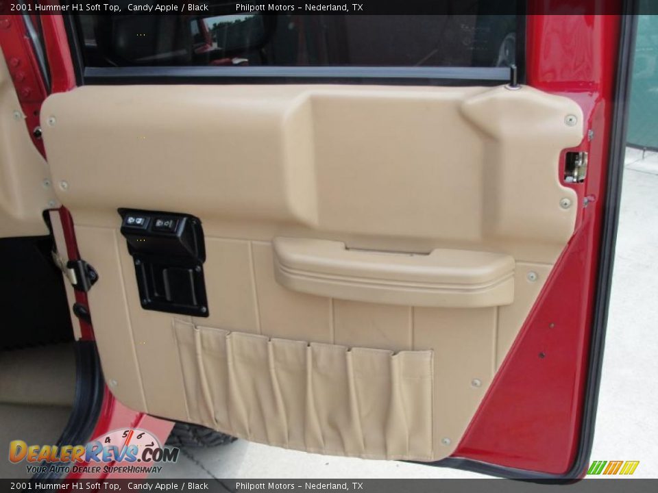 2001 Hummer H1 Soft Top Candy Apple / Black Photo #36