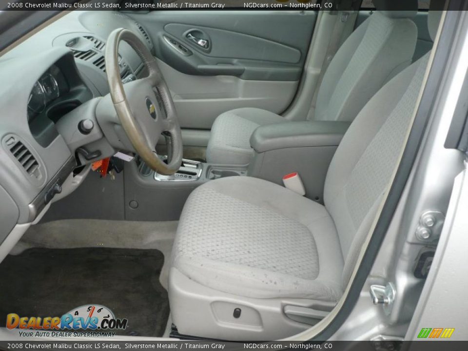 2008 Chevrolet Malibu Classic LS Sedan Silverstone Metallic / Titanium Gray Photo #8