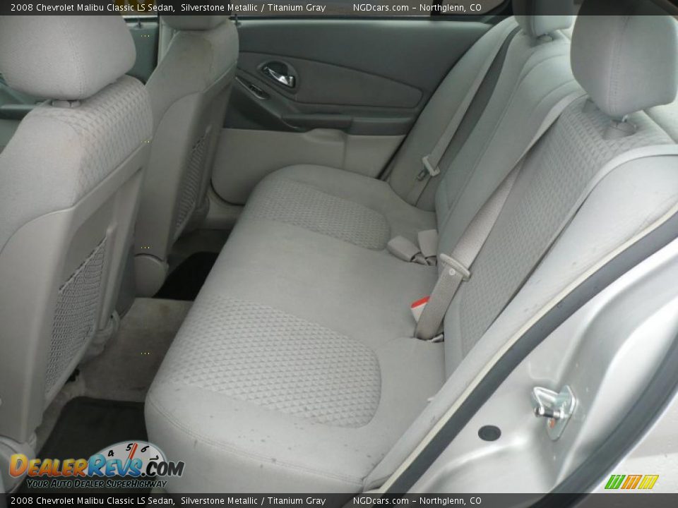 2008 Chevrolet Malibu Classic LS Sedan Silverstone Metallic / Titanium Gray Photo #9