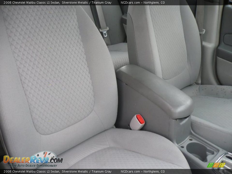 2008 Chevrolet Malibu Classic LS Sedan Silverstone Metallic / Titanium Gray Photo #11