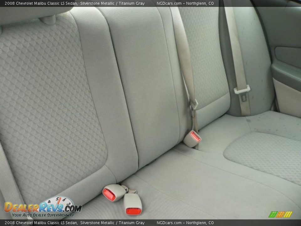 2008 Chevrolet Malibu Classic LS Sedan Silverstone Metallic / Titanium Gray Photo #12