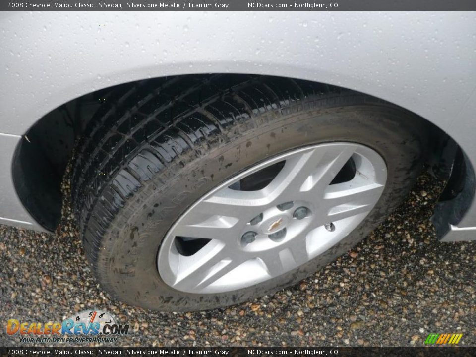 2008 Chevrolet Malibu Classic LS Sedan Silverstone Metallic / Titanium Gray Photo #16