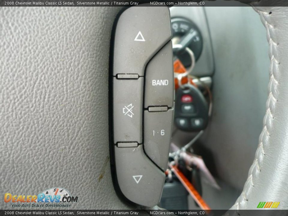 2008 Chevrolet Malibu Classic LS Sedan Silverstone Metallic / Titanium Gray Photo #18