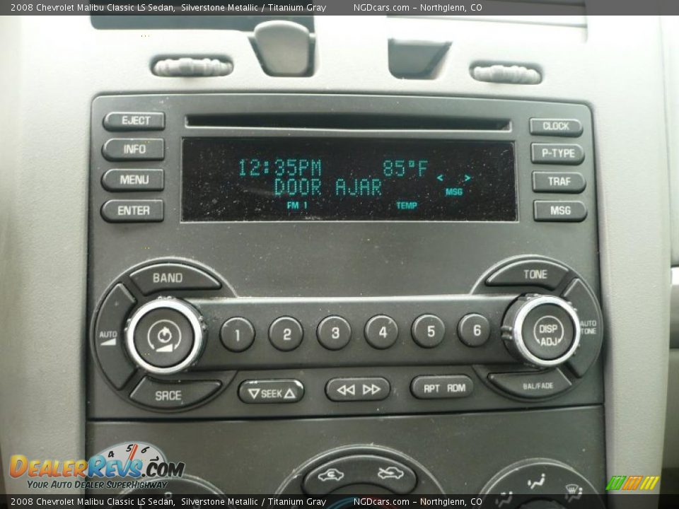 2008 Chevrolet Malibu Classic LS Sedan Silverstone Metallic / Titanium Gray Photo #19
