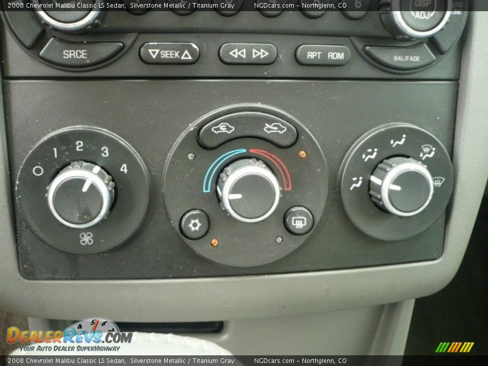 2008 Chevrolet Malibu Classic LS Sedan Silverstone Metallic / Titanium Gray Photo #20