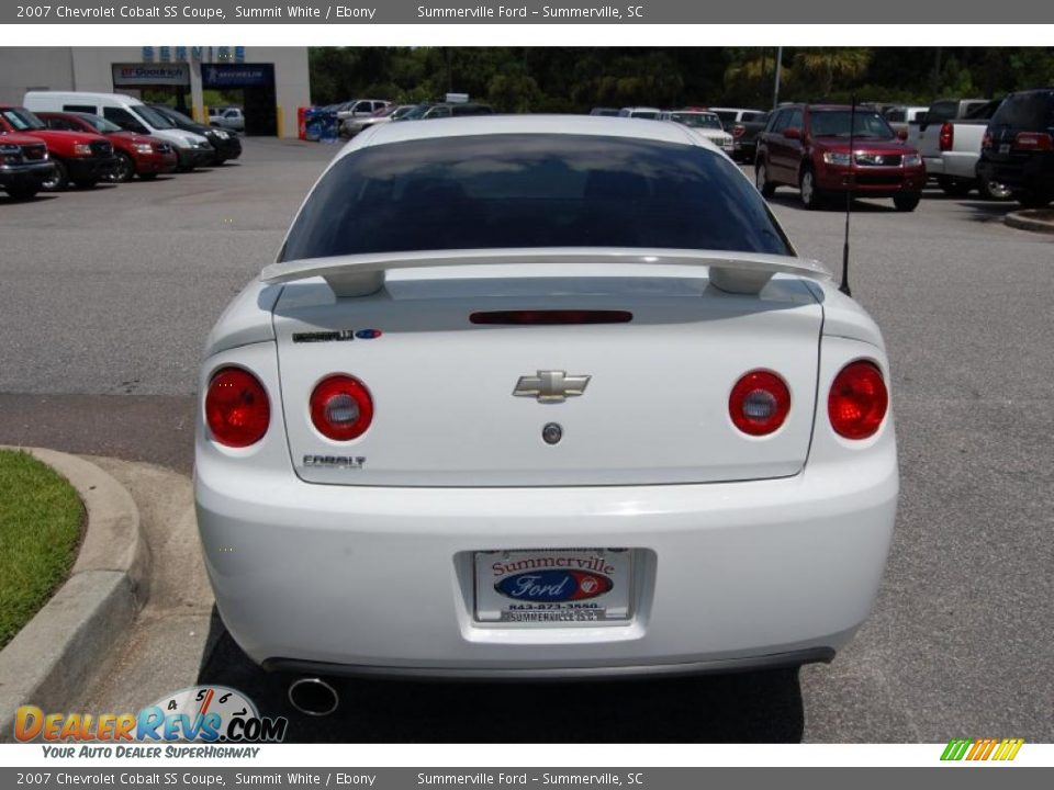 2007 Chevrolet Cobalt SS Coupe Summit White / Ebony Photo #18