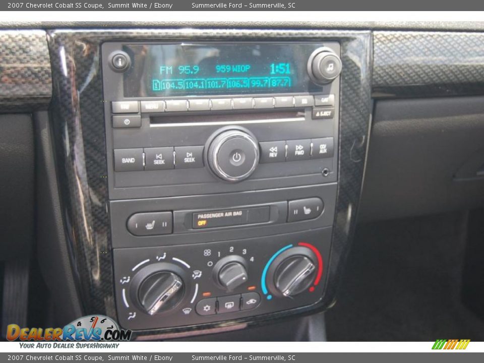 2007 Chevrolet Cobalt SS Coupe Summit White / Ebony Photo #24