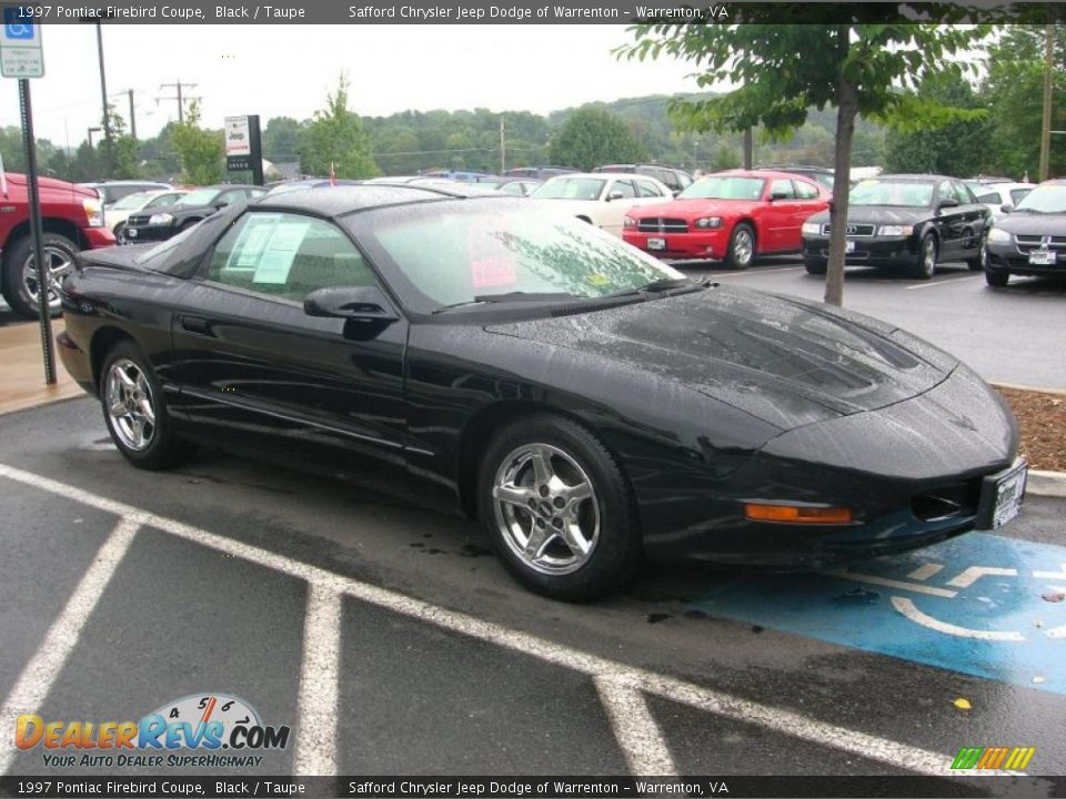 1997 Pontiac Firebird Coupe Black / Taupe Photo #1
