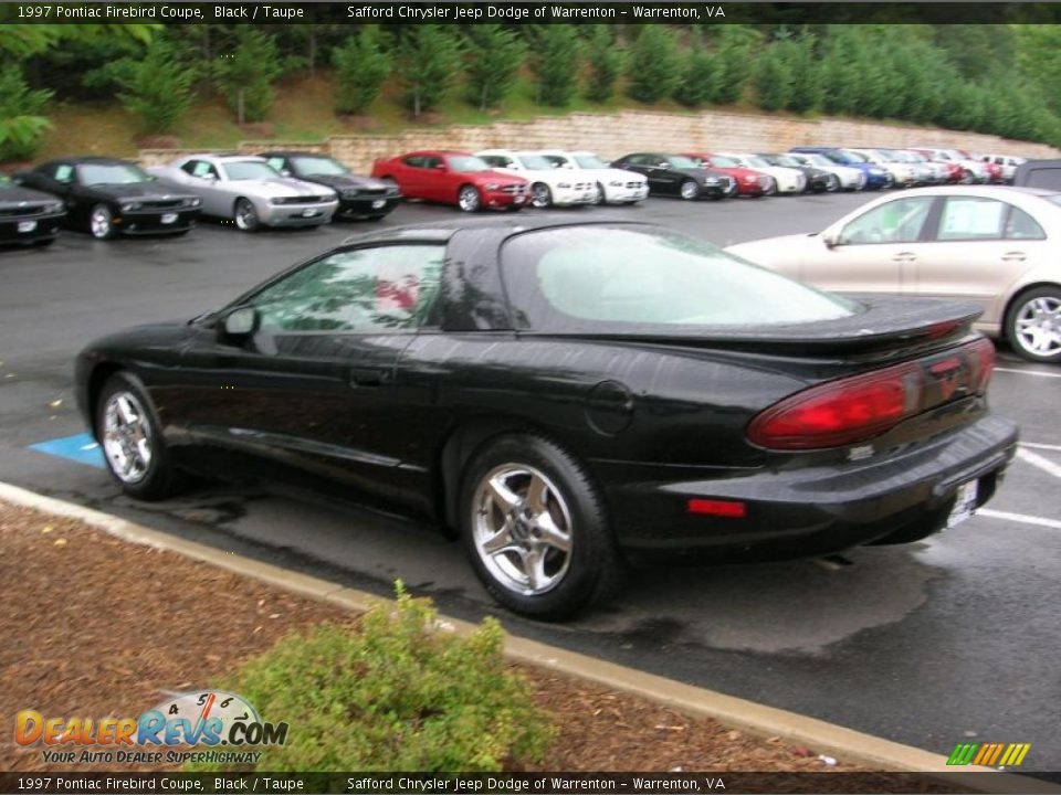 1997 Pontiac Firebird Coupe Black / Taupe Photo #2