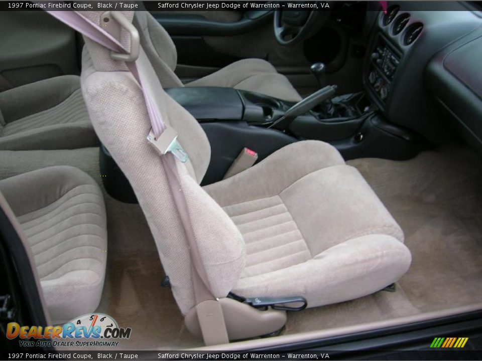 1997 Pontiac Firebird Coupe Black / Taupe Photo #3