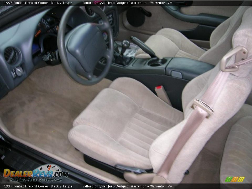 1997 Pontiac Firebird Coupe Black / Taupe Photo #4