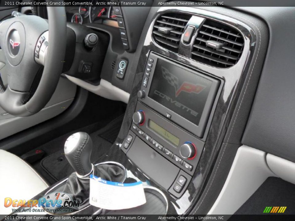 2011 Chevrolet Corvette Grand Sport Convertible Arctic White / Titanium Gray Photo #19