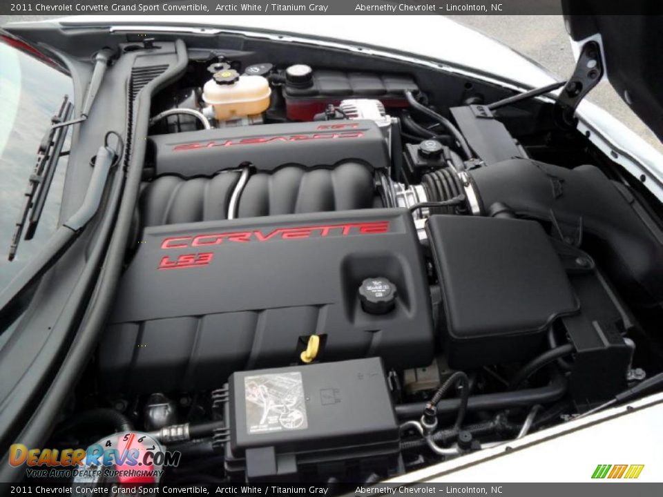 2011 Chevrolet Corvette Grand Sport Convertible Arctic White / Titanium Gray Photo #24