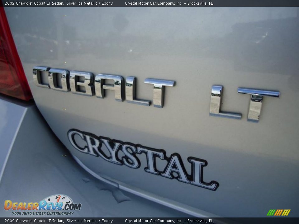 2009 Chevrolet Cobalt LT Sedan Silver Ice Metallic / Ebony Photo #10