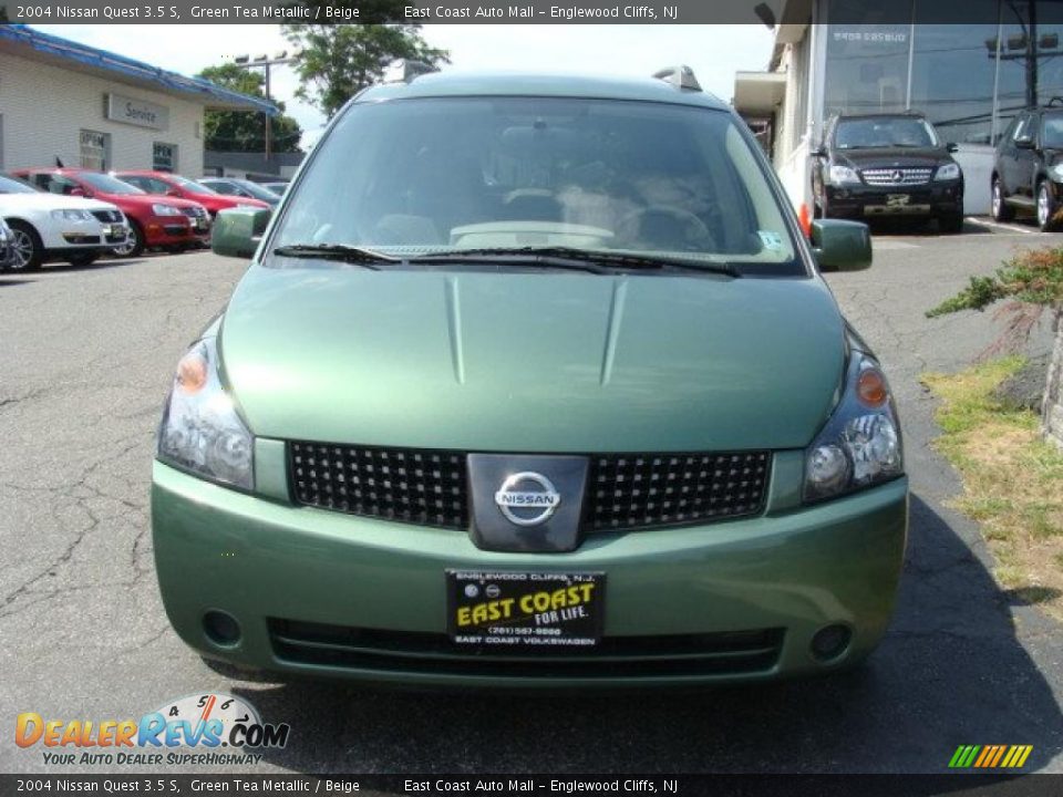 2004 Nissan Quest 3.5 S Green Tea Metallic / Beige Photo #2