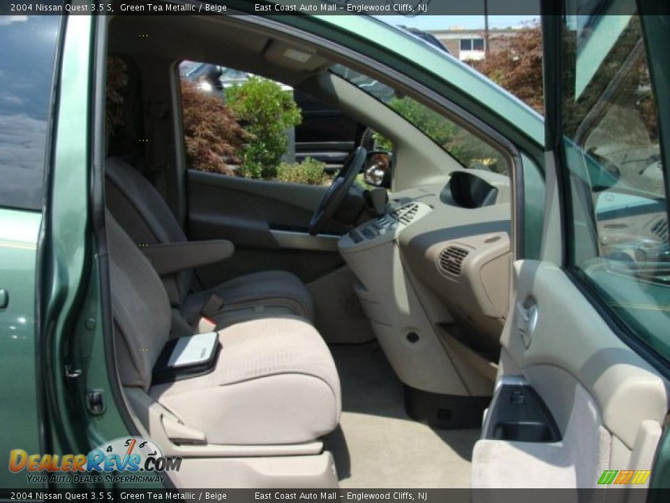 2004 Nissan Quest 3.5 S Green Tea Metallic / Beige Photo #8