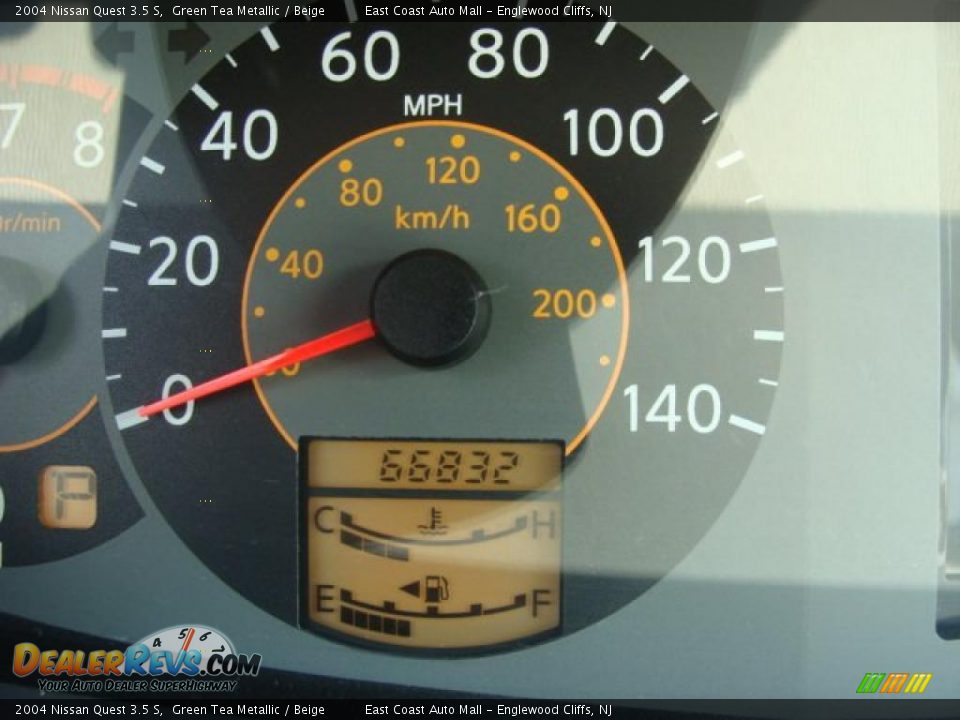 2004 Nissan Quest 3.5 S Green Tea Metallic / Beige Photo #10