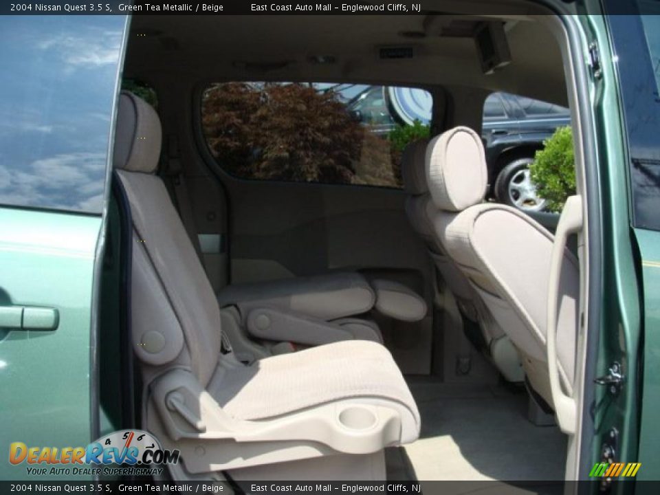 2004 Nissan Quest 3.5 S Green Tea Metallic / Beige Photo #12