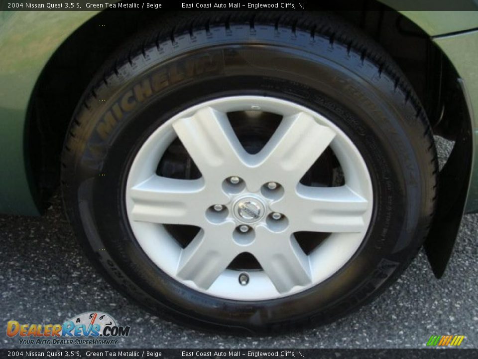2004 Nissan Quest 3.5 S Green Tea Metallic / Beige Photo #14