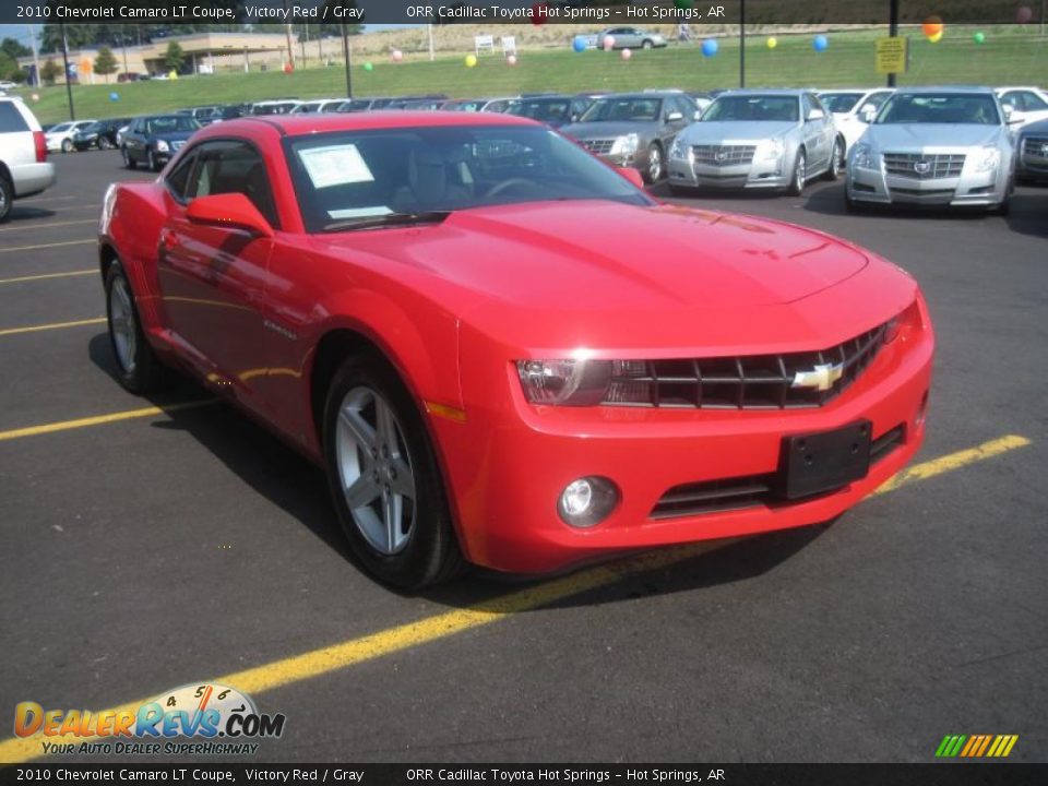 2010 Chevrolet Camaro LT Coupe Victory Red / Gray Photo #2