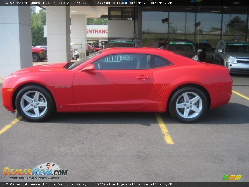 2010 Chevrolet Camaro LT Coupe Victory Red / Gray Photo #4