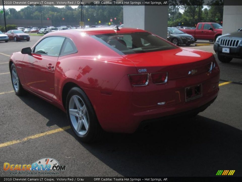 2010 Chevrolet Camaro LT Coupe Victory Red / Gray Photo #5