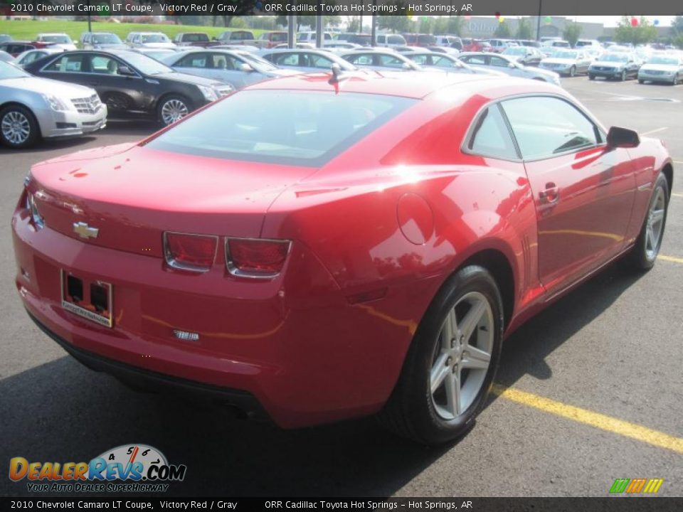 2010 Chevrolet Camaro LT Coupe Victory Red / Gray Photo #6