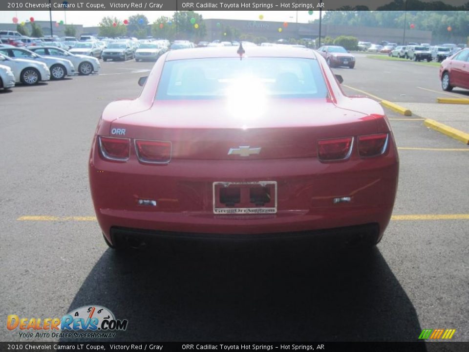 2010 Chevrolet Camaro LT Coupe Victory Red / Gray Photo #8