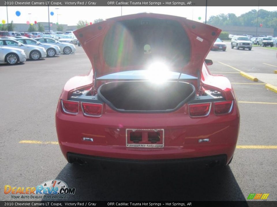 2010 Chevrolet Camaro LT Coupe Victory Red / Gray Photo #9