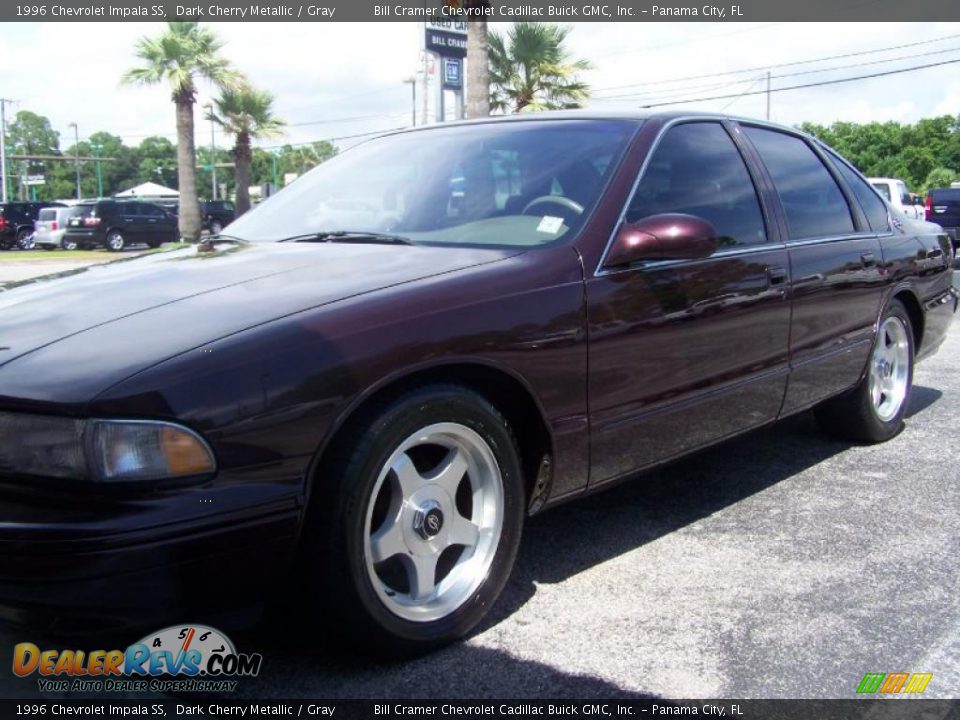 1996 Chevrolet Impala SS Dark Cherry Metallic / Gray Photo #1
