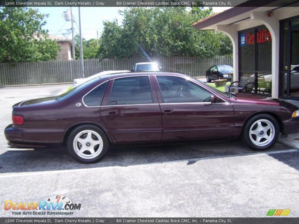 1996 Chevrolet Impala SS Dark Cherry Metallic / Gray Photo #7