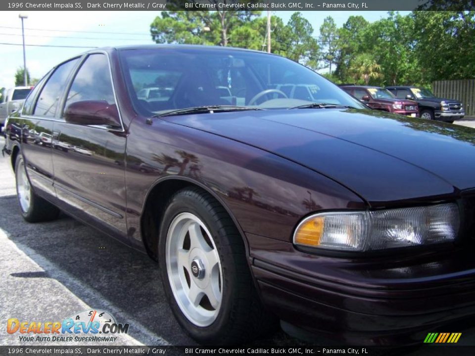 1996 Chevrolet Impala SS Dark Cherry Metallic / Gray Photo #9