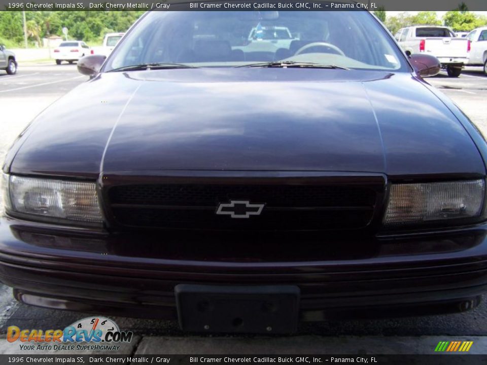 1996 Chevrolet Impala SS Dark Cherry Metallic / Gray Photo #10