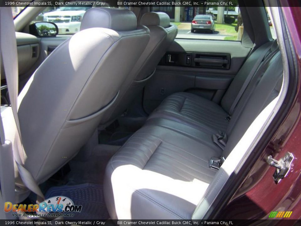 1996 Chevrolet Impala SS Dark Cherry Metallic / Gray Photo #12