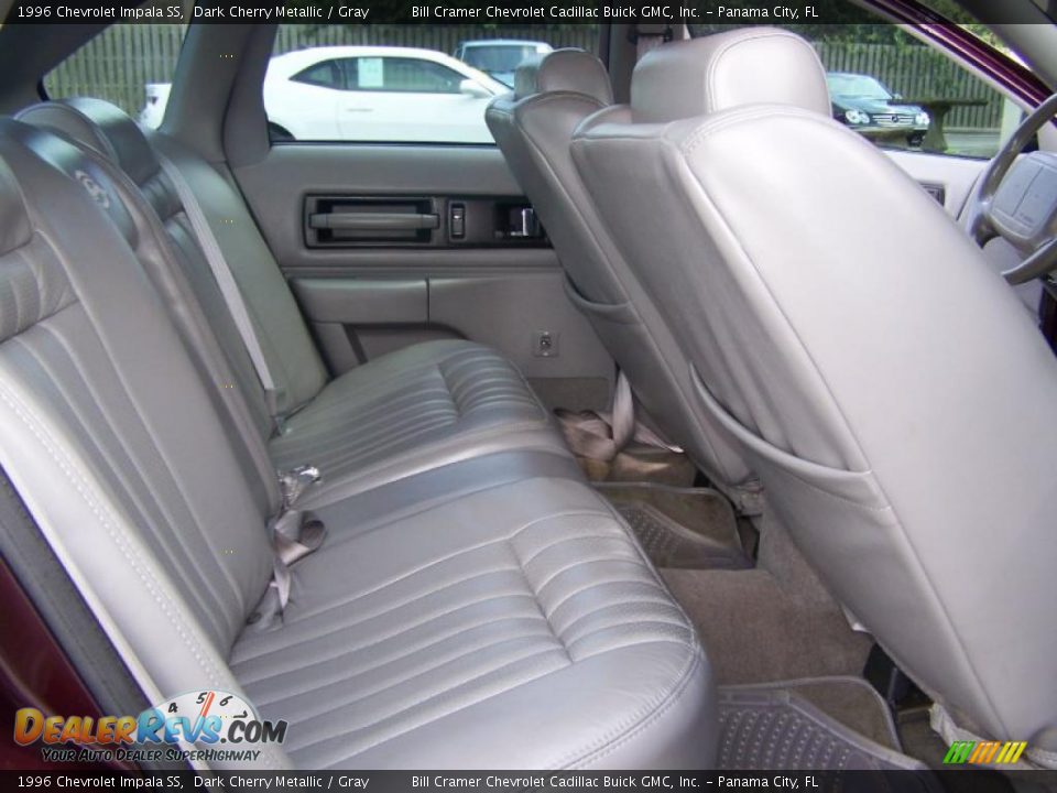 1996 Chevrolet Impala SS Dark Cherry Metallic / Gray Photo #15